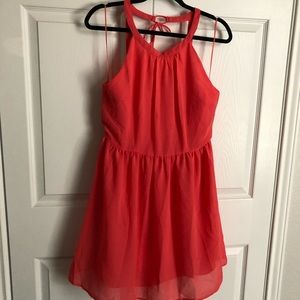 Coral party dress by Skies are blue